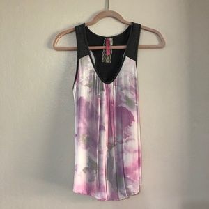 Pastel flower Cinnamon girl top